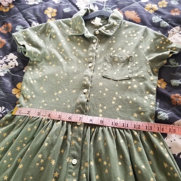 Crewcuts | Gold Star Printed Dress - Picture 7 of 8
